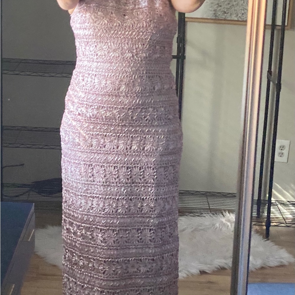 Rose colored gown, never worn